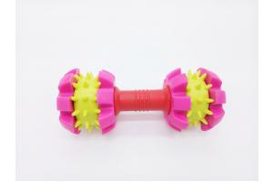 HomePet игрушка для собак Гантель Dental с шипами 15,5см
