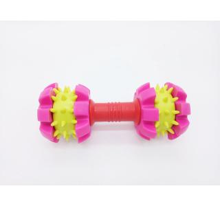 HomePet игрушка для собак Гантель Dental с шипами 15,5см