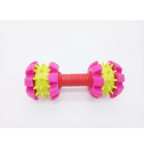 HomePet игрушка для собак Гантель Dental с шипами 15,5см