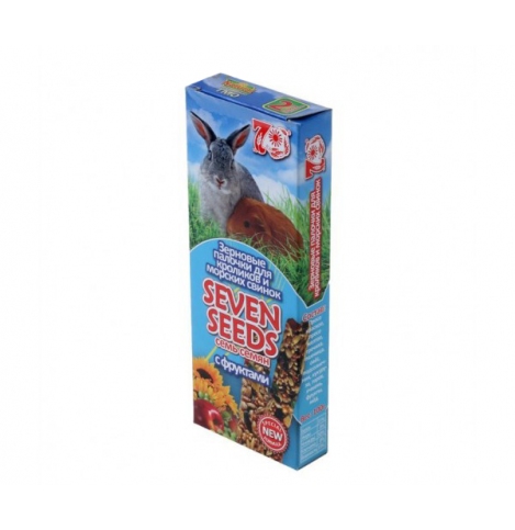 Seven Seeds Палочки для кроликов и морских свинок с фруктами, 100г