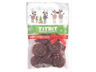 TiTBiT Нарезка Бергамо для собак (Новогодняя коллекция), 80 г