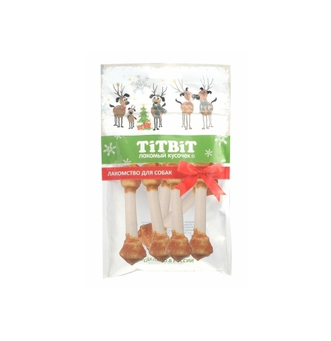 TiTBiT Косточки с говядиной для собак (Новогодняя коллекция), 100г