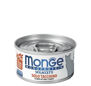 Monge Cat Monoprotein мясные хлопья для кошек из индейки 80г