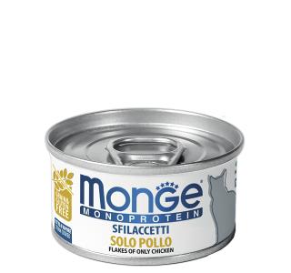 Monge Cat Monoprotein мясные хлопья для кошек из курицы 80г