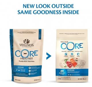 CORE корм из лосося с тунцом для взрослых кошек 300 г