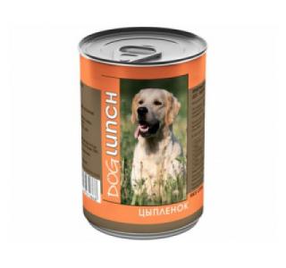 Dog Lunch консервы для собак (Цыпленок в желе), 410г
