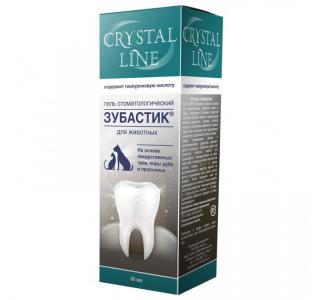 Гель стоматологический Зубастик Crystal Line для животных, фл. 30 мл