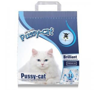Pussy-cat Силикагелевый наполнитель для кошек, 5 л (2 кг)