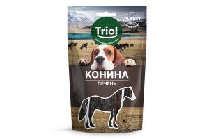 TRIOL Лакомство для собак PLANET FOOD "Печень конская", 50г