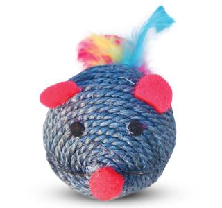 Игрушка для кошек из сизаля "Мышонок", 65мм