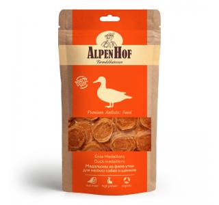 AlpenHof Медальоны из утки для мелких собак и щенков, 50г