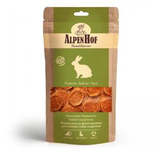 AlpenHof Медальоны из кролика для мелких собак и щенков, 50г