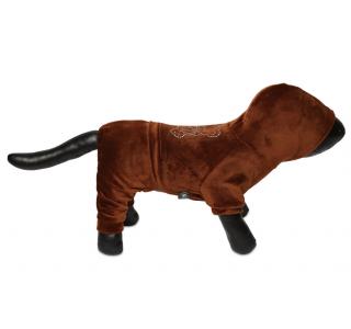 Lion Велюровый комбинезон для собак Bear, размер XL (спинка 36 см)