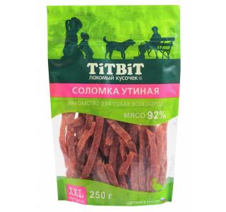 TiTBiT Соломка утиная для собак всех пород 250 г - XXL
