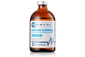 Натрия хлорид 0,9%, раствор для инъекций, 100 мл