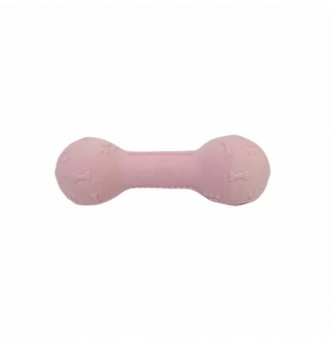 HOMEPET Foam TPR Puppy 12 см игрушка для собак гантель розовая
