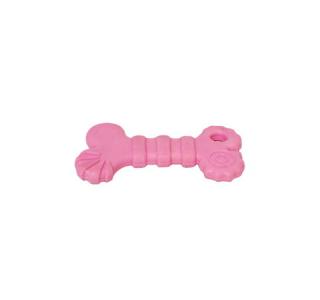 HOMEPET Foam TPR Puppy 10,5 см игрушка для собак косточка розовая