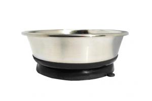 HOMEPET Premium 2,8 л миска для домашних животных металлическая на силиконовой подставке с присоской