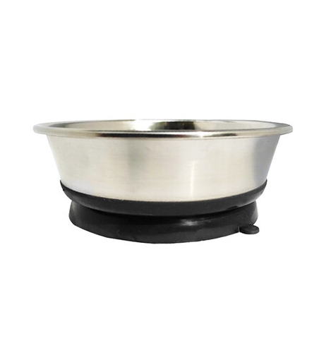 HOMEPET Premium 2,8 л миска для домашних животных металлическая на силиконовой подставке с присоской