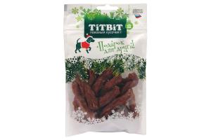 TiTBiT Колбаски Салямки для собак (Новогодняя коллекция), 70 г