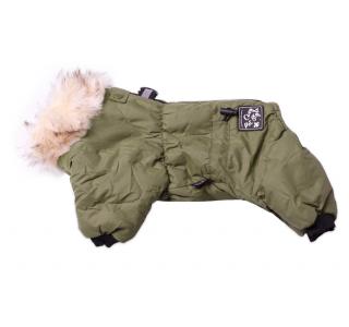 Комбинезон для собак Lion Nice-Style SLPK132 на девочку, цвет: хаки.  Размер М