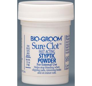 Bio-Groom Sure Clot Кровоостанавливающая пудра быстрого действия (14 г)