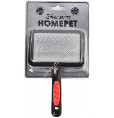 HOMEPET SILVER SERIES 18 см х 11,5 см размер M пуходерка пластиковая с каплей