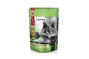 Secret For Pets Gastro care для кошек  с чувствительным пищеварением кусочки с говядиной в соусе, 85г