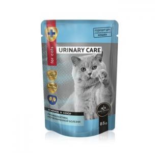 Secret For Pets Urinary care для кошек для профилактики мочекаменной болезни кусочки с ягненком в соусе, 85г