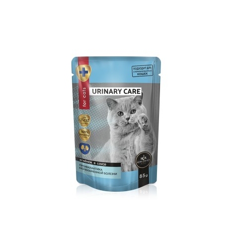 Secret For Pets Urinary care для кошек для профилактики мочекаменной болезни кусочки с ягненком в соусе, 85г