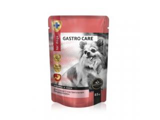 Secret for Pets Gastro care для собак с чувствительным пищеварением кусочки с индейкой в соусе, 85г