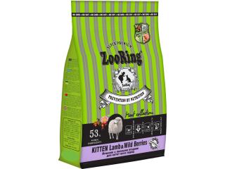 ZOORING Kitten Lamb & Wild Berries сухой корм для Котят с Лесными Ягодами ЯГНЕНОК, 400г