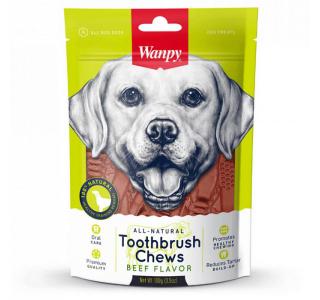 Wanpy Dog Лакомство для собак "Зубные щетки со вкусом говядины" ,100г