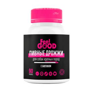FeelGOOD пивные дрожжи с биотином для собак крупных пород, 90 таблеток