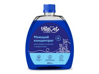 VitaVet CARE моющий концентрат для уборки в домах с животными, 300 мл