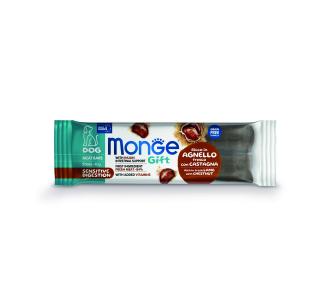 Monge Gift Sensitive digestion лакомство для собак всех пород "Мясные батончики" с ягненком, каштаном и инулином для чувствительного пищеварения, 40 г