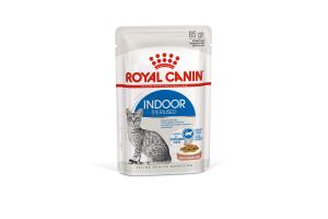 Royal Canin Sterilised INDOOR, влажный корм для стерилизованных кошек, в соусе, 85 г