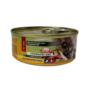 Secret for Pets Premium Gastrointestinal Консервированный корм для кошек при расстройствах пищеварения с перепелкой. Ветеринарная диета. 100 г