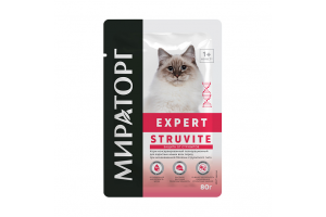 МИРАТОРГ Expert Struvite Корм консервированный для взрослых кошек при мочекаменной болезни струвитного типа, 85 г