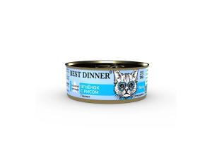 Best Dinner Renal Exclusive Vet Profi Консервированный корм для кошек, ягненок с рисом, 100 г