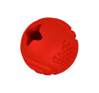 Mr.Kranch Игрушка для собак Мяч 6,5 см красный с ароматом бекона