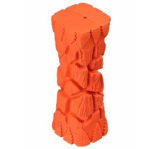 Mr.Kranch Игрушка для собак Палочка с пищалкой 16 см оранжевая с ароматом бекона