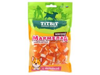 TiTBiT Лакомство для собак Мармелад мясной с индейкой, 120 г