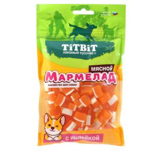 TiTBiT Лакомство для собак Мармелад мясной с индейкой, 120 г