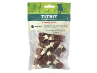 TiTBiT Лакомство для собак Ножки утиные Золотая коллекция, 55 г