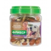 ОЛИВЕР Лакомство для собак Кальциевые косточки с мясом курицы, 1 шт