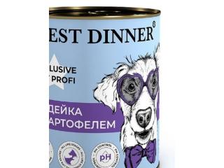 Best Dinner Exclusive Urinary Vet Profi Консервированный корм для собак, индейка с картофелем, 340 г