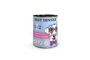 Best Dinner Gastro Intestinal Exclusive Vet Profi Консервированный корм для собак, телятина с потрошками, 340 г