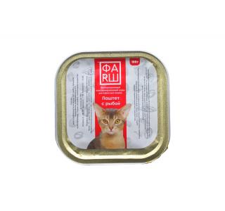 ФАRШ Паштет с рыбой для кошек, 100г