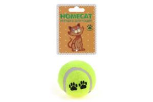 HOMECAT Игрушка для кошек Мяч теннисный, 6,3 см